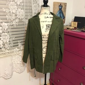 Olive green jacket sizes S,M,Xl
